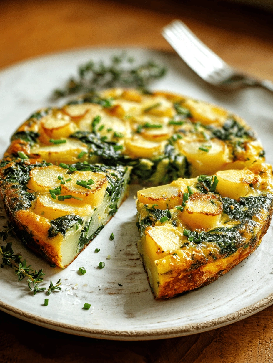 Easy Potato & Spinach Frittata: Brunch Bliss - Image 2