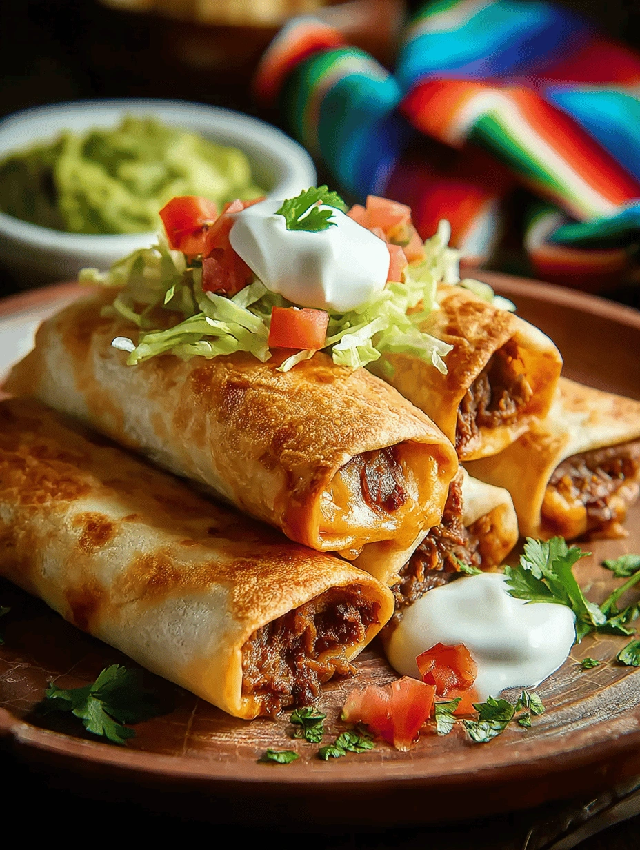 Crispy Beef Chimichangas: My Go-To Comfort Food - Image 1
