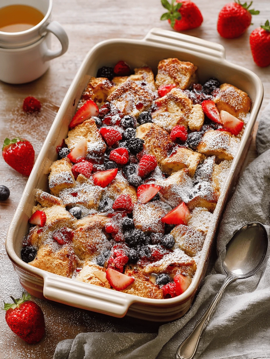 Mixed Berries Cream French Toast Bake: My Brunch Go-To - Image 1