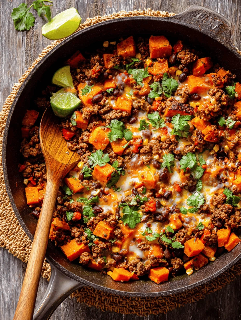 Southwest Ground Beef & Sweet Potato Skillet: Easy Weeknight - Image 2