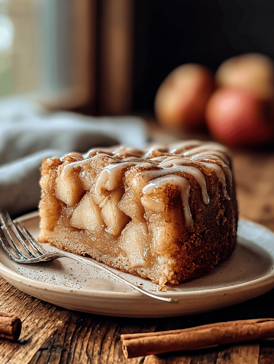Easy Cinnamon Apple Cake: A Quick Treat - Image 1
