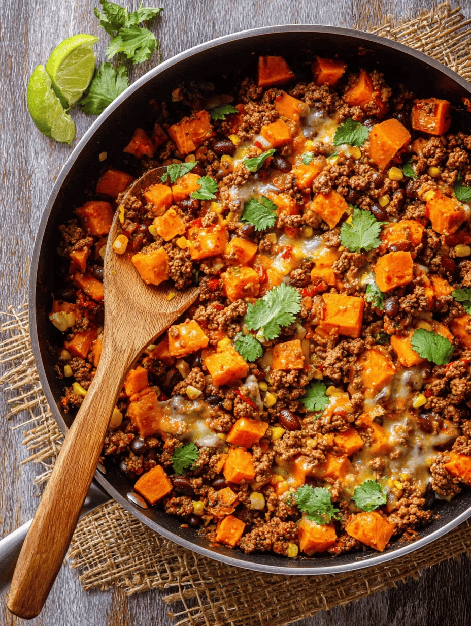 Southwest Ground Beef & Sweet Potato Skillet: Easy Weeknight - Image 1