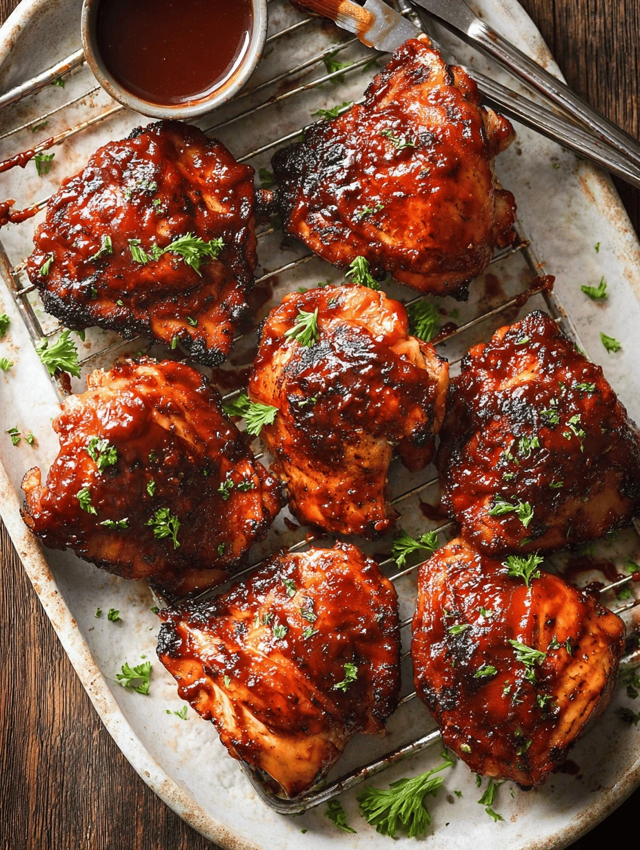 Oven Baked BBQ Chicken Thighs Recipe: Easy Comfort! - Image 1