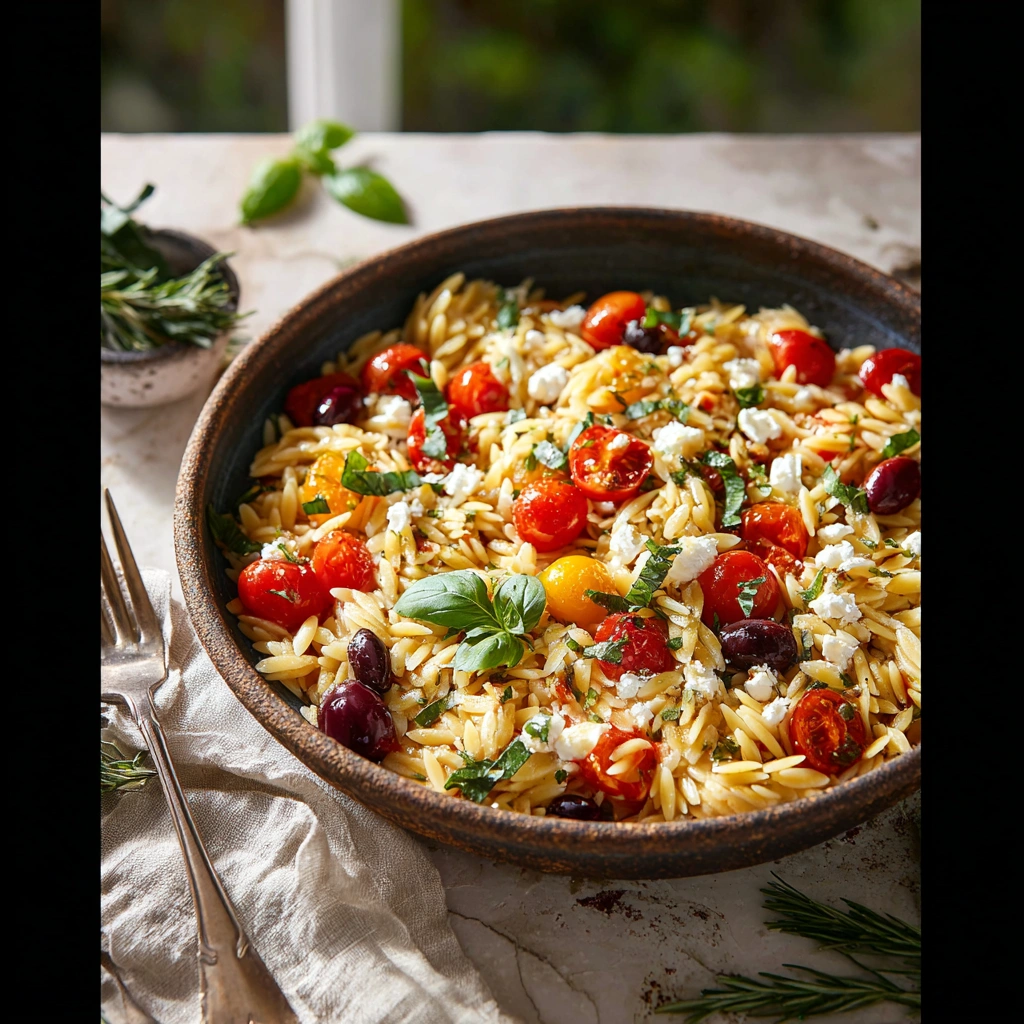 Simple Orzo Tomatoes Feta: Mediterranean Comfort - Image 2
