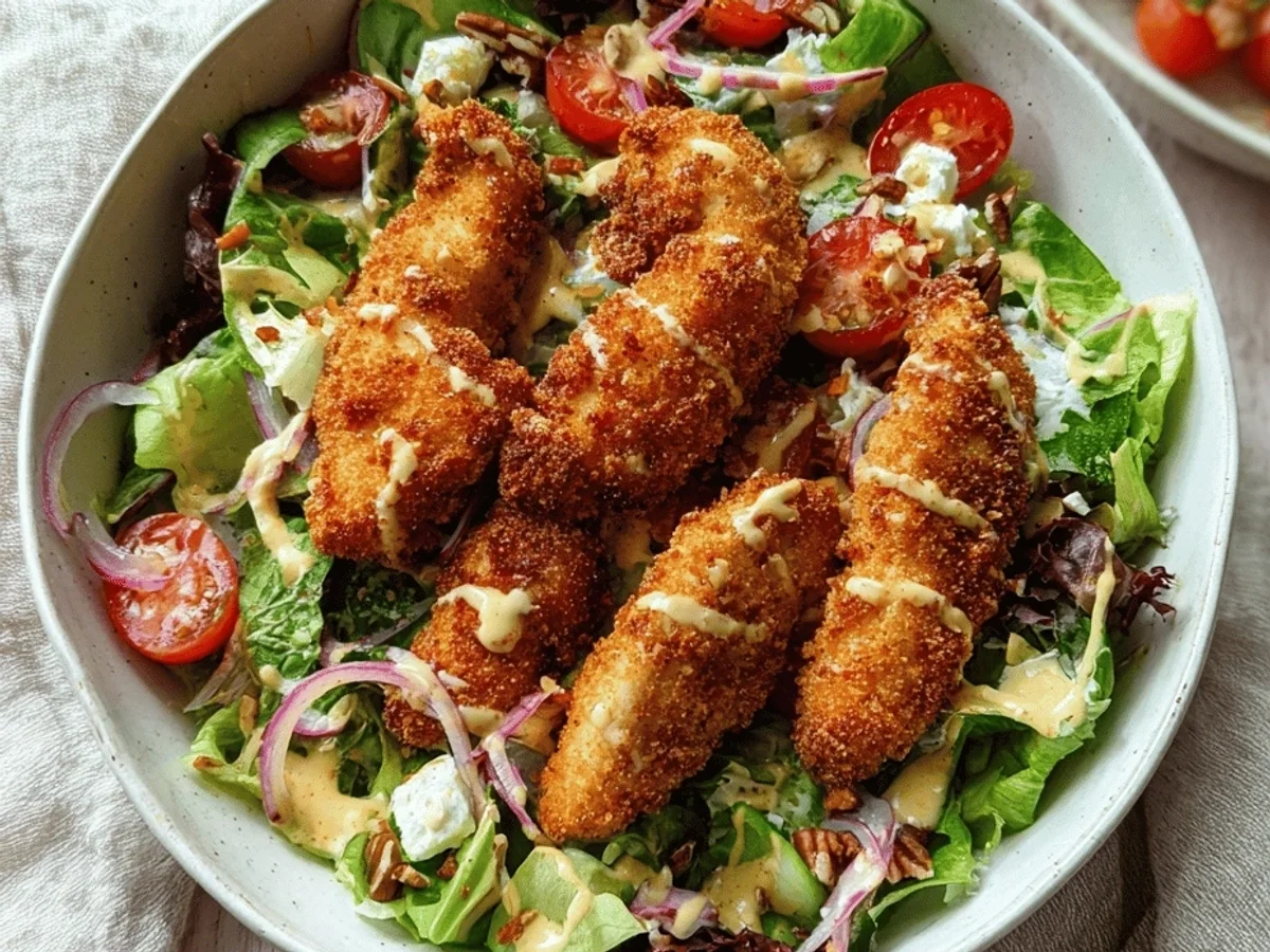 Air Fried Chicken Tender Salad: My Go-To Easy Meal! - Image 2