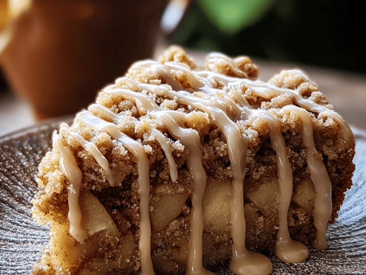 Apple Crumb Cake: My Cozy Fall Favorite with Drizzle - Image 1