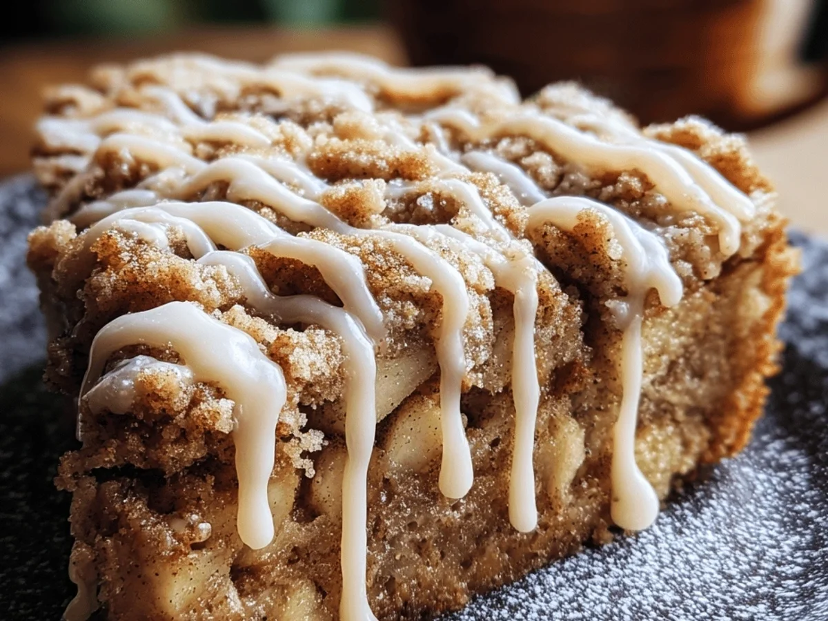 Apple Crumb Cake: My Cozy Fall Favorite with Drizzle - Image 2