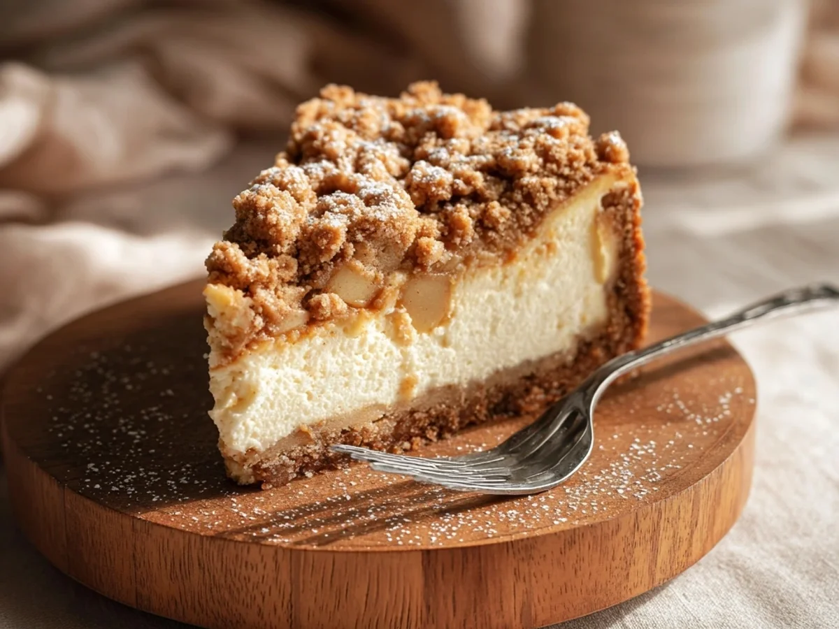 Apple Crumble Cheesecake: Creamy, Spiced, Crunchy Bliss - Image 2
