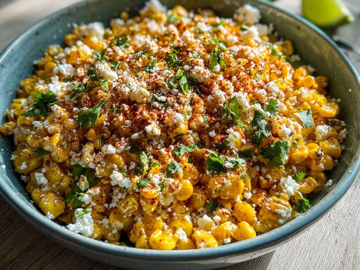 Authentic Mexican Street Corn Salad: Creamy & Zesty - Image 2