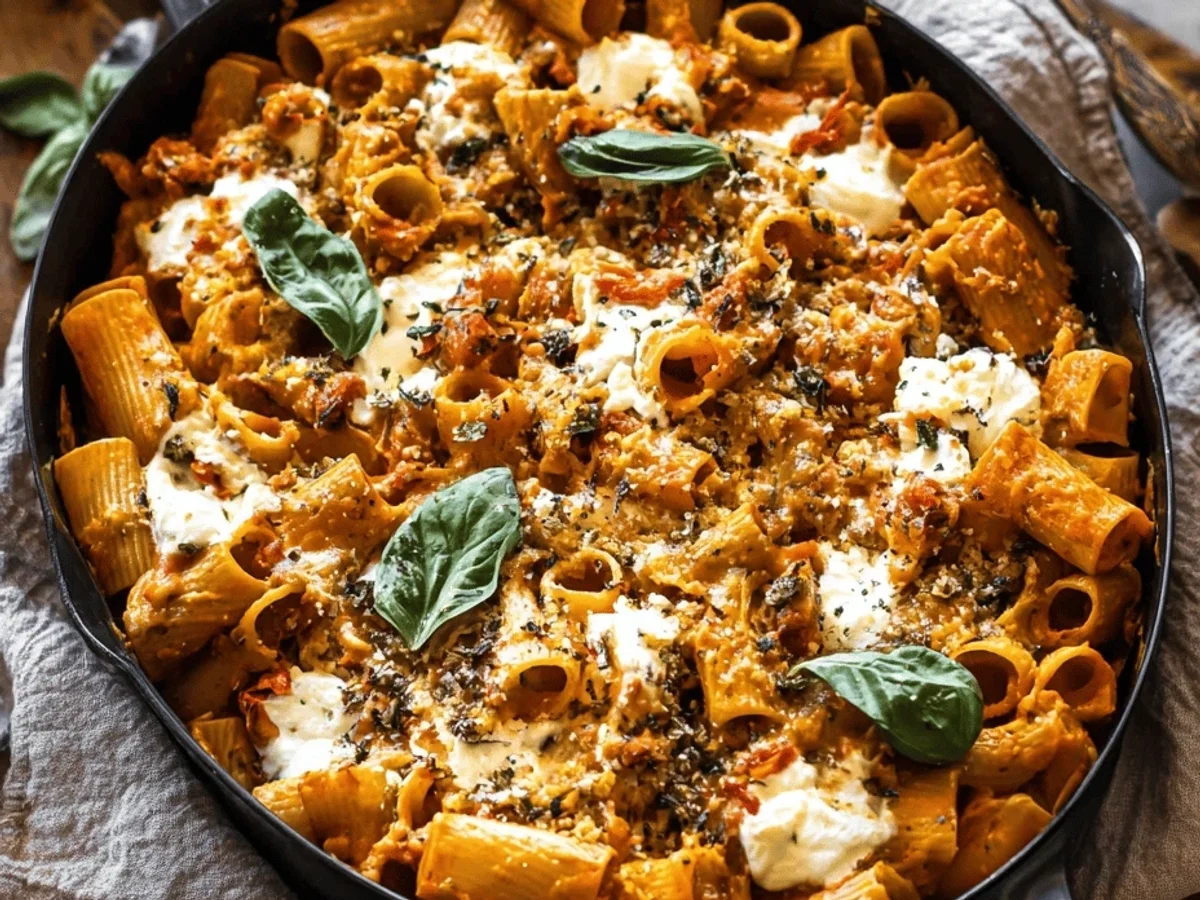 Autumn Pasta Bake: Cozy Pumpkin Tomato Delight - Image 2
