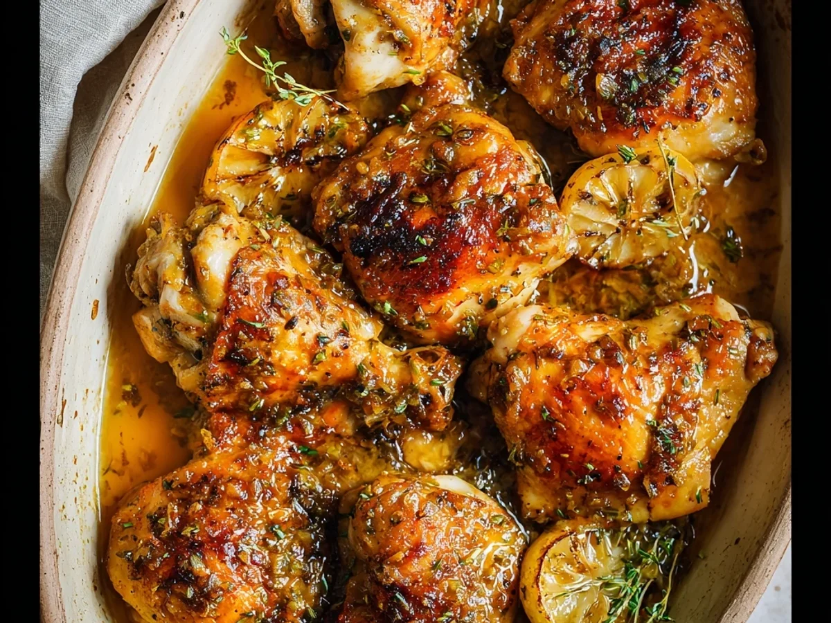 Baked Lemon Butter Chicken: Zesty & Tender - Image 1