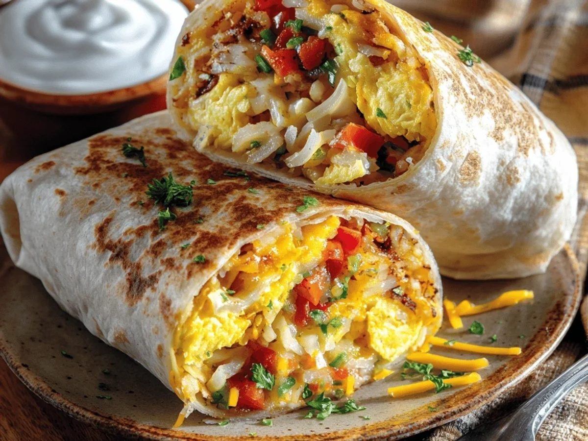 Breakfast Burrito With Hash Browns: My Go-To Recipe! - Image 1