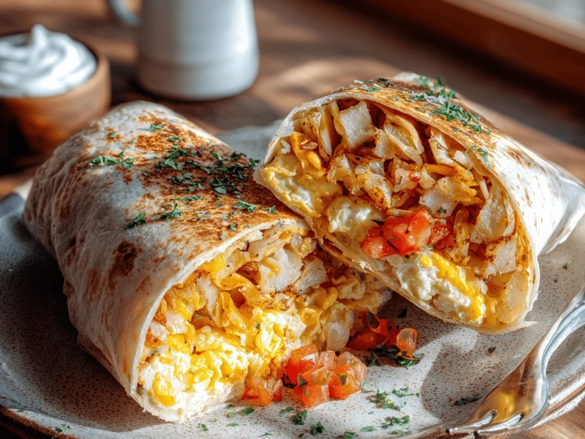 Breakfast Burrito With Hash Browns: My Go-To Recipe! - Image 2