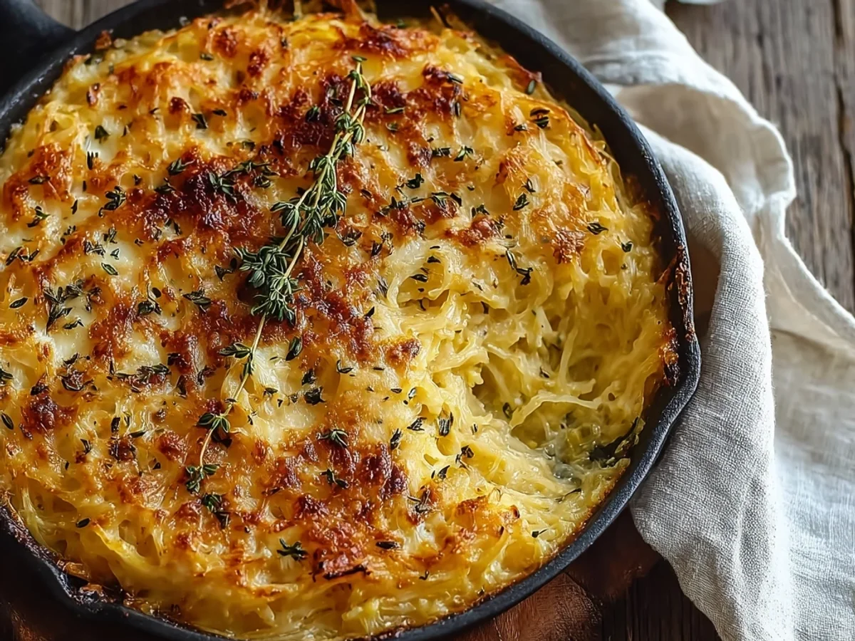 Cheesy Spaghetti Squash Au Gratin: A Comforting Bake - Image 2