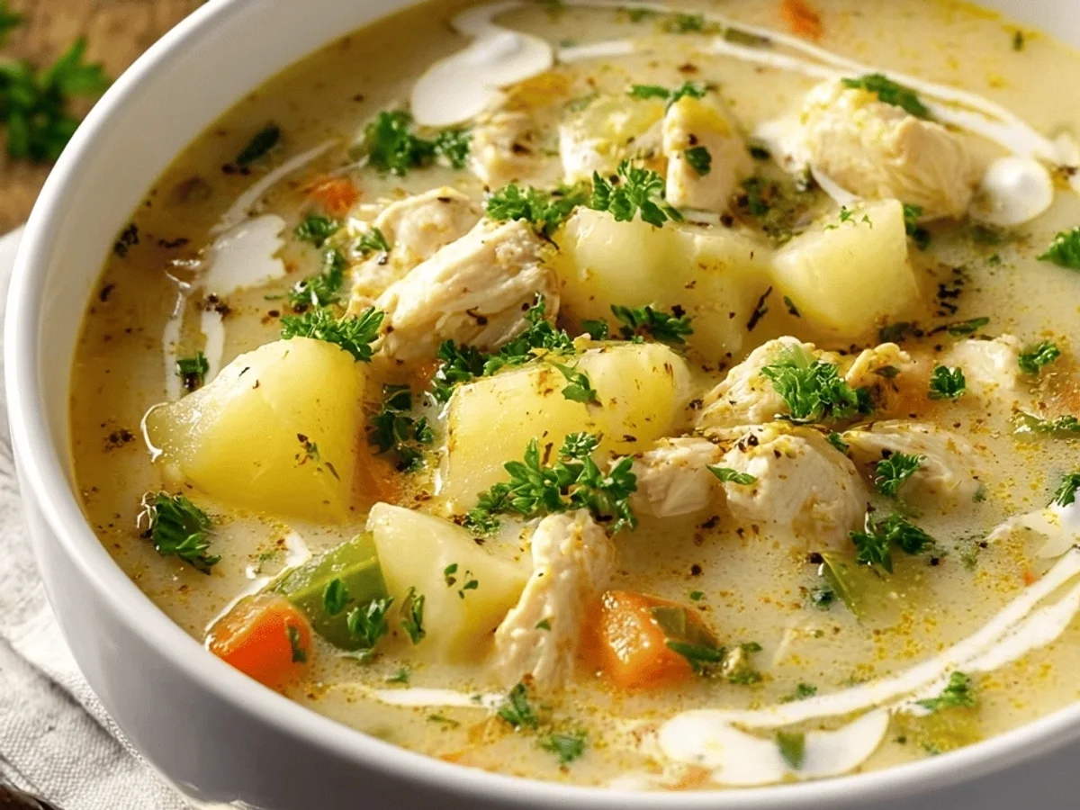 Chicken Soup with Potatoes: Comforting Recipe - Image 1