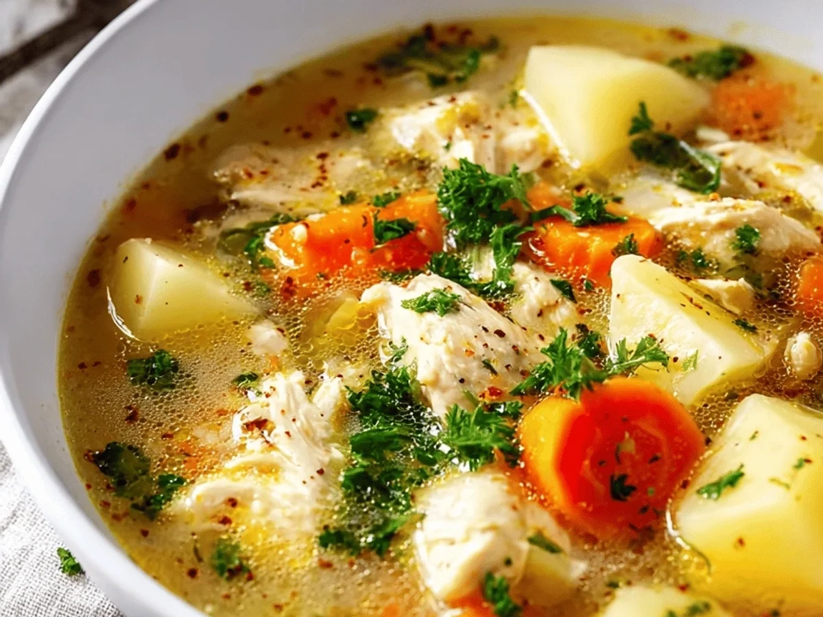 Chicken Soup with Potatoes: Comforting Recipe - Image 2