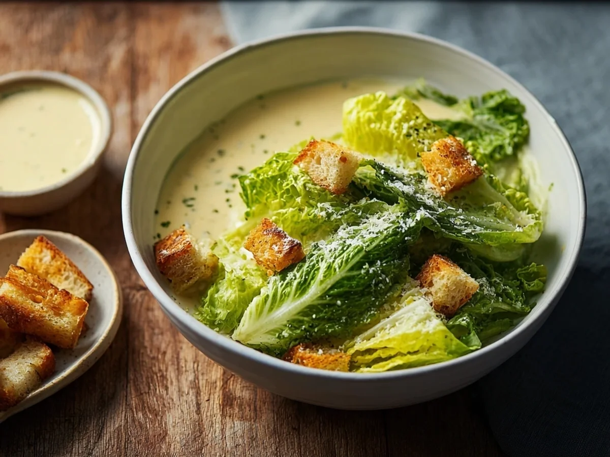 Classic Caesar Dressing: My Secret Tangy Recipe - Image 1