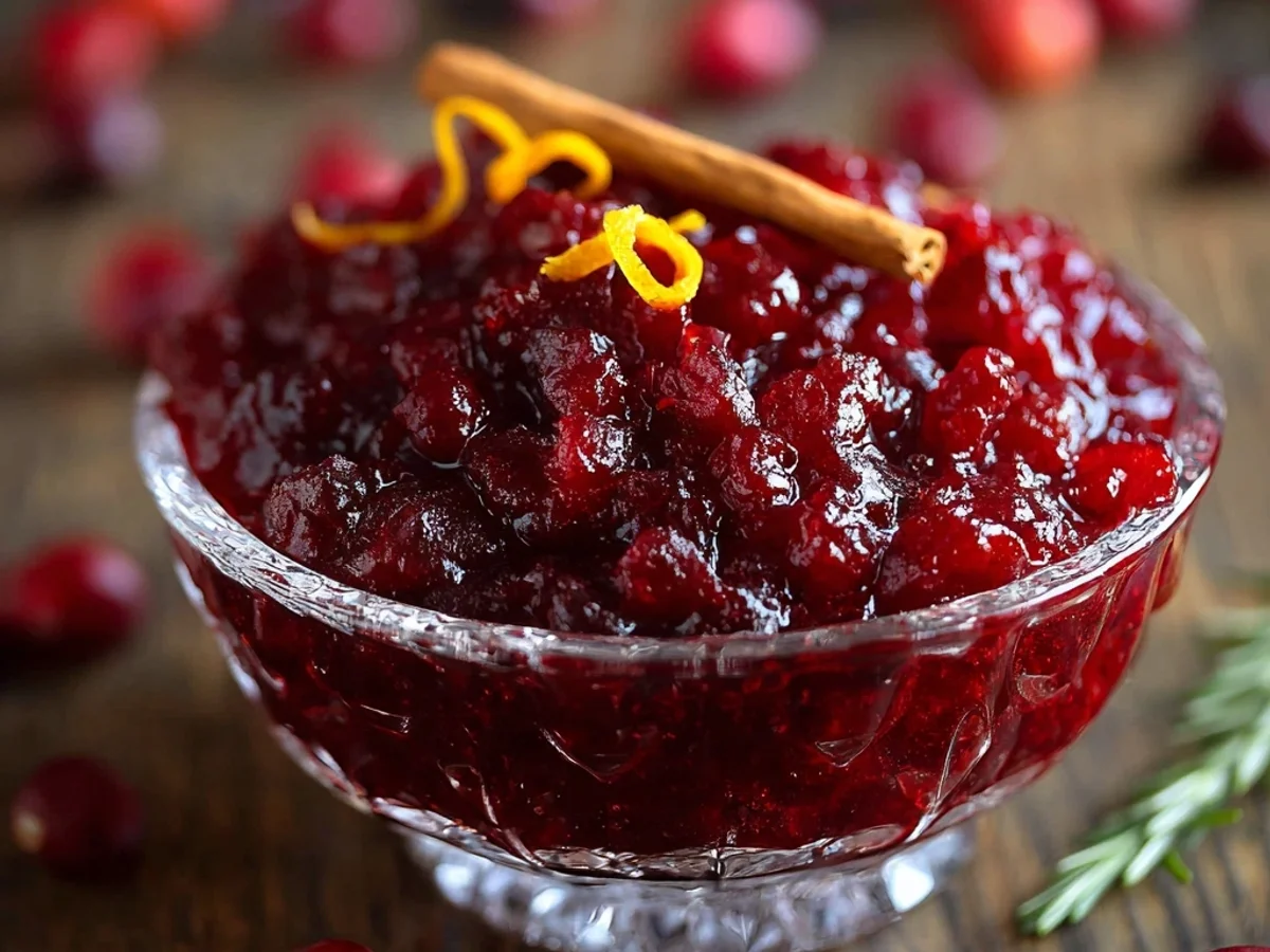 Classic Christmas Cranberry Sauce: Tangy & Bright - Image 1