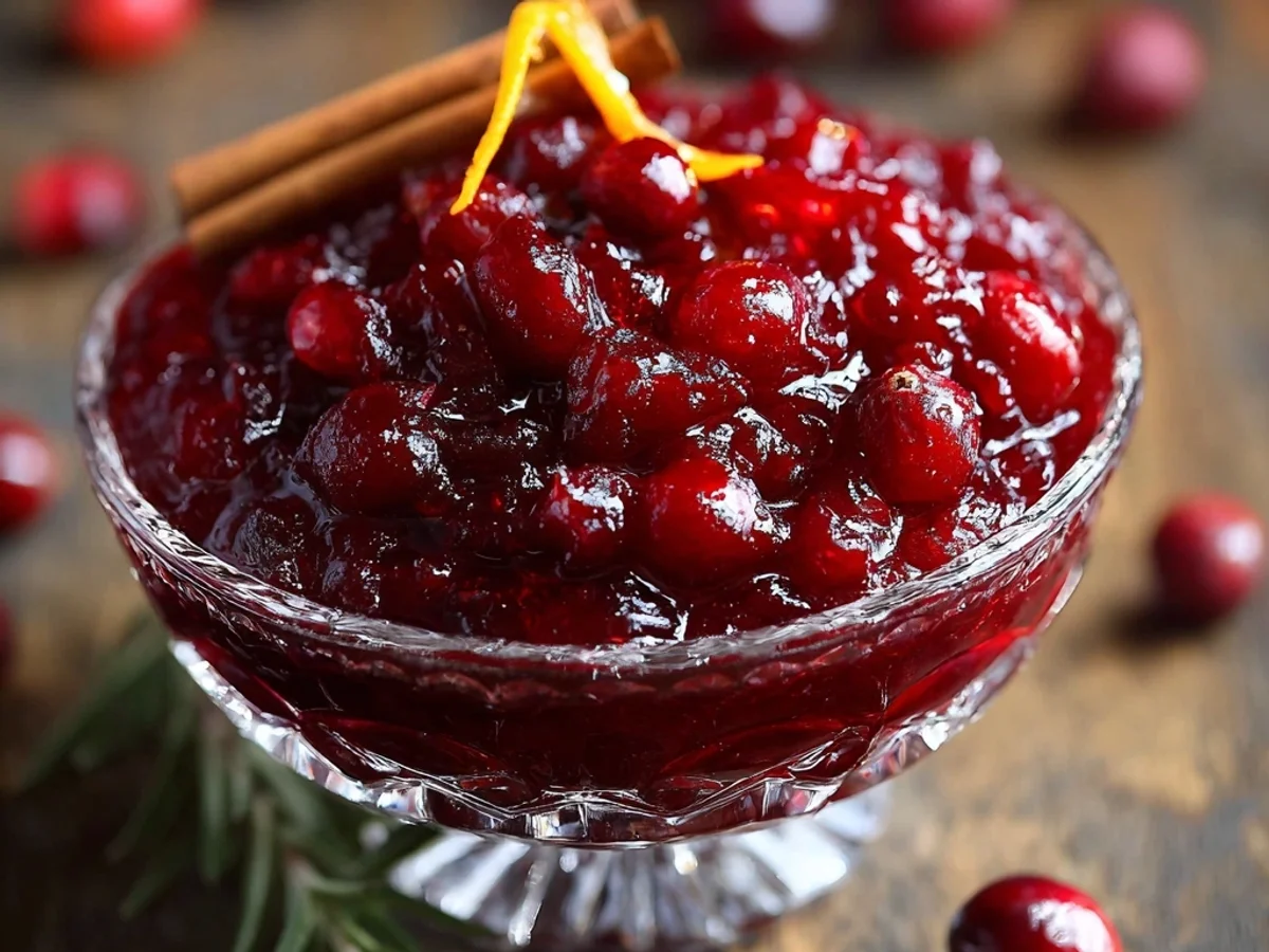 Classic Christmas Cranberry Sauce: Tangy & Bright - Image 2