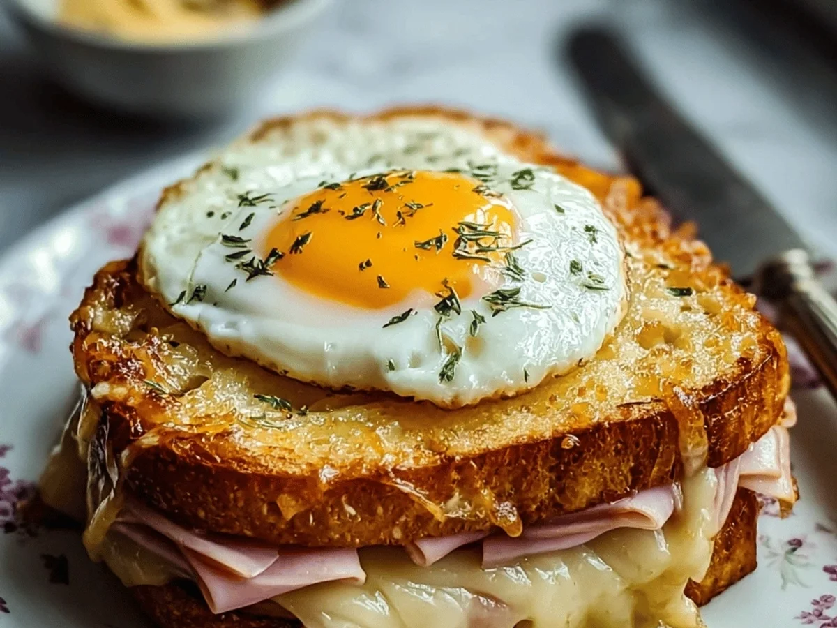Classic Croque Madame: My Cheesy Brunch Love Story - Image 1
