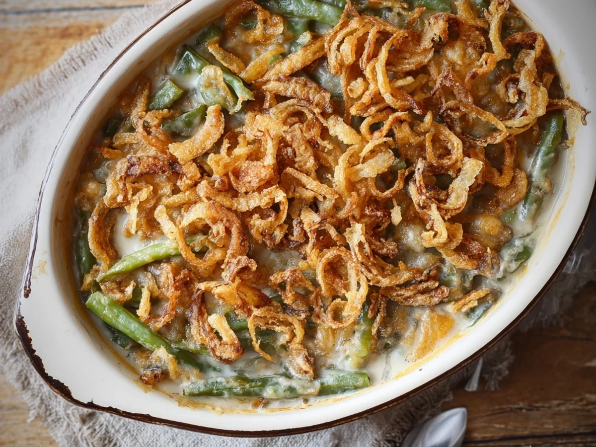 Classic Green Bean Casserole: A Holiday Staple - Image 1