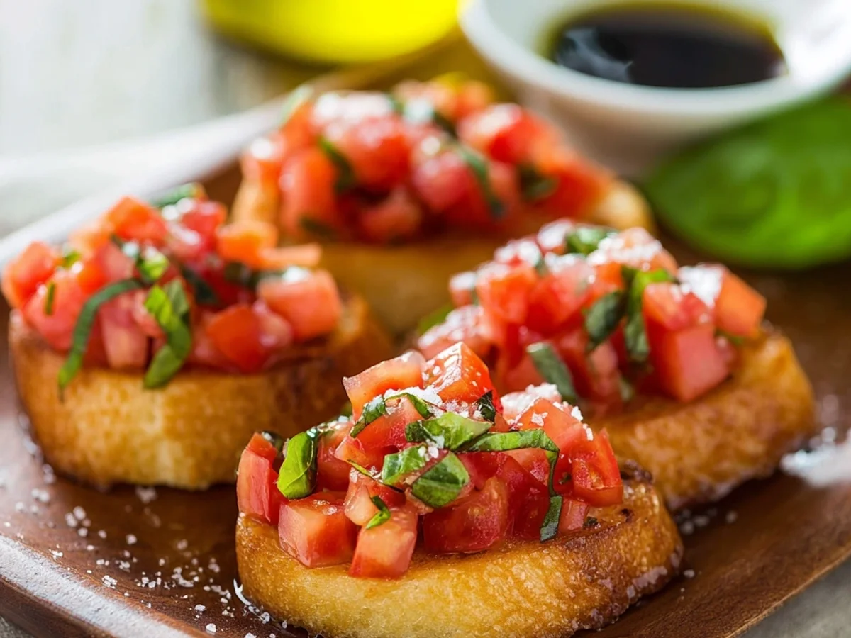 Classic Italian Bruschetta: Fresh Tomato & Basil Toasts - Image 2