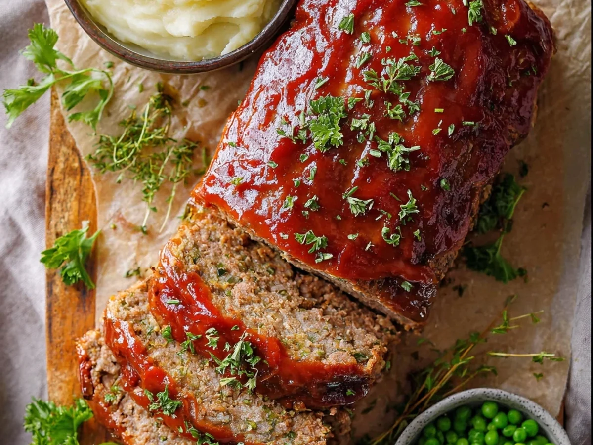 Classic Meatloaf: Hearty Family Dinner Tradition - Image 1