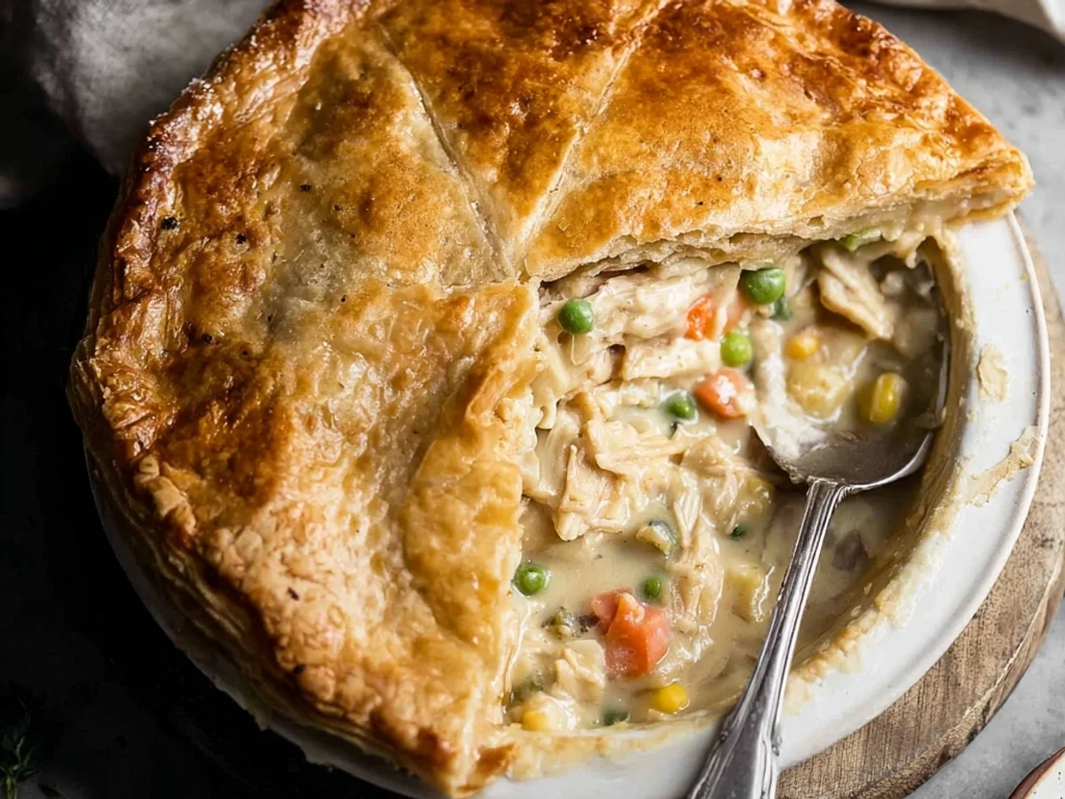 Comforting Chicken Pot Pie Recipe: Homestyle Dinner Classic - Image 1