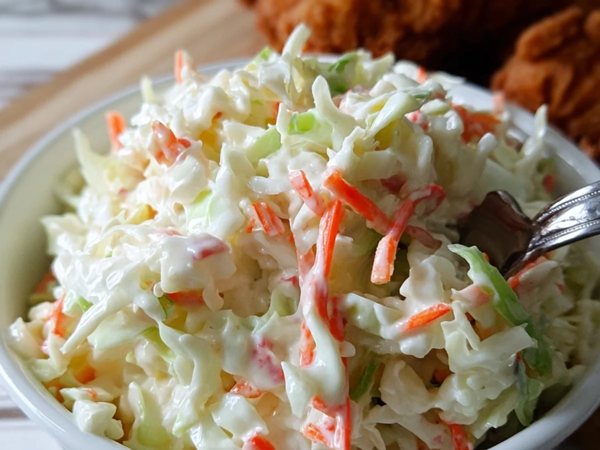 Copycat KFC Coleslaw Recipe: Tangy 10-Min Prep Side - Image 1