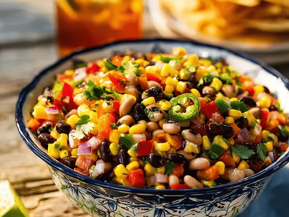 Cowboy Caviar Salad: My Go-To Potluck Star! - Image 1