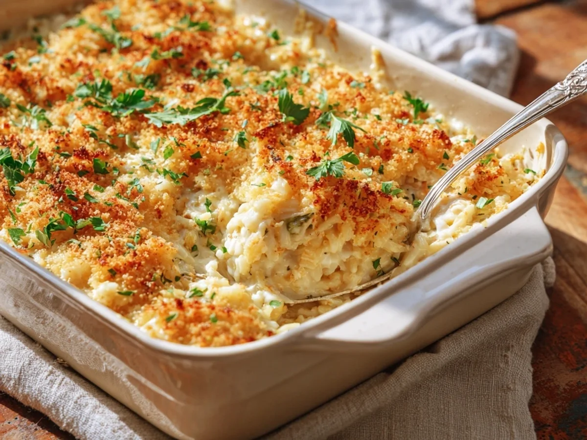 Creamy Angel Chicken Rice Casserole: A Hearty Dinner - Image 2