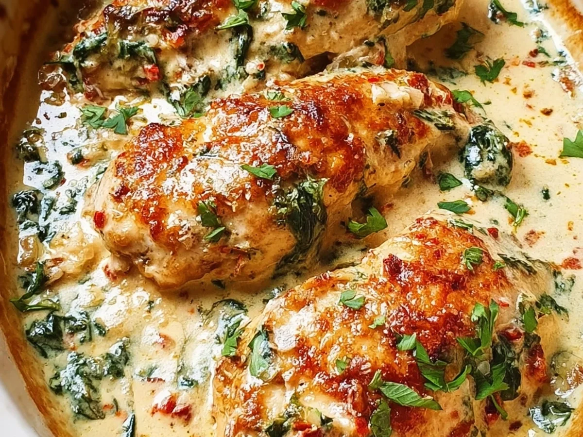 Creamy Baked Chicken Breasts: A Quick Weeknight Meal - Image 1
