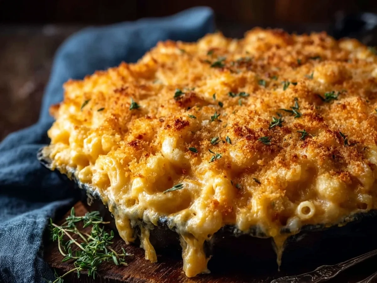 Creamy Baked Mac and Cheese: A Homestyle Family Favorite - Image 1