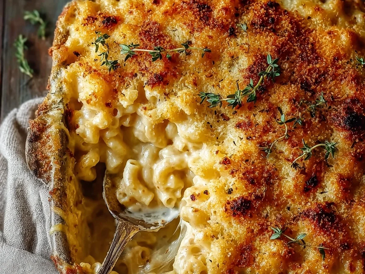 Creamy Baked Mac and Cheese: A Rich Family Recipe - Image 1