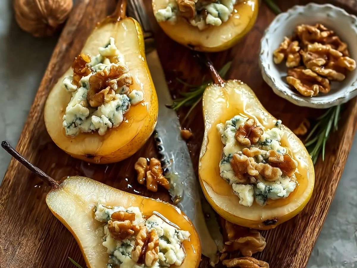 Creamy Blue Cheese Stuffed Pears: Easy Appetizer - Image 2