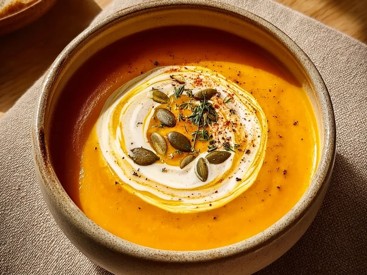 Creamy Butternut Squash Bisque: Autumn's Comfort - Image 1