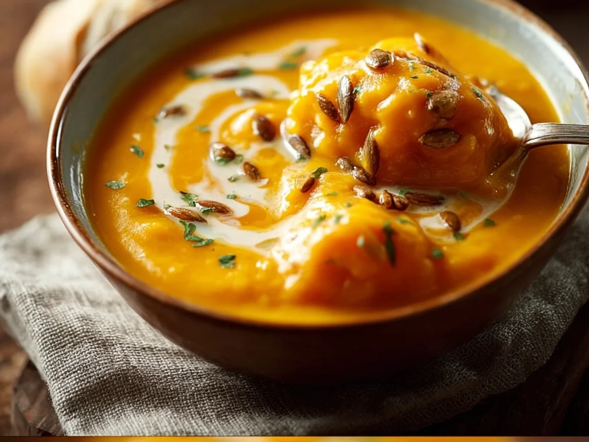 Creamy Butternut Squash Soup: A Homestyle Autumn Bowl - Image 1