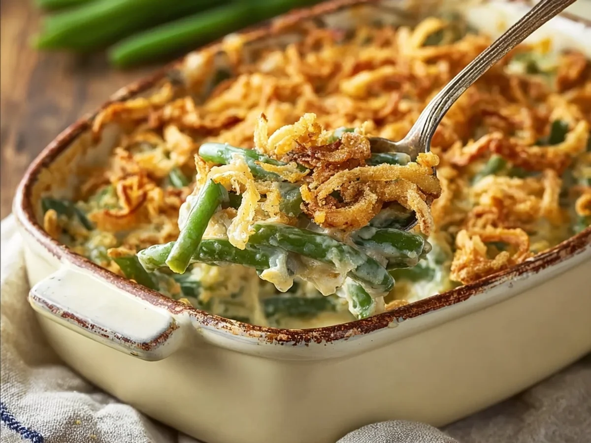 Creamy Cheesy Green Bean Casserole: Simple Comfort - Image 2