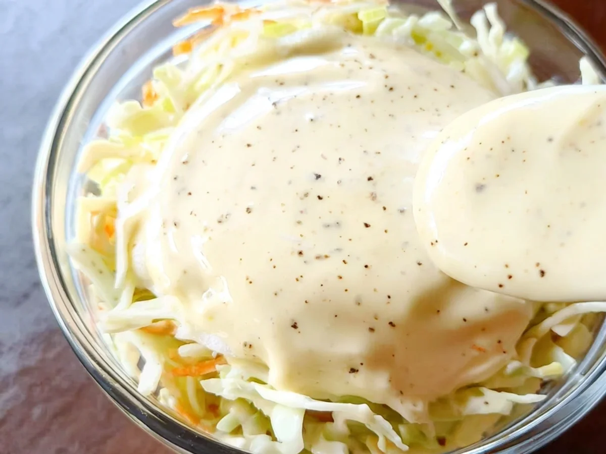 Creamy Easy Homemade Coleslaw Dressing: Tangy & Fresh - Image 2