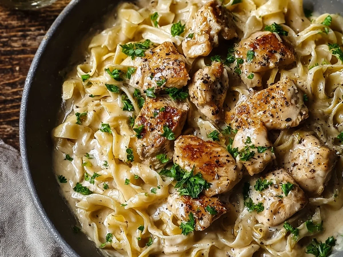 Creamy Garlic Butter Chicken Noodles: A Weeknight Hug - Image 2