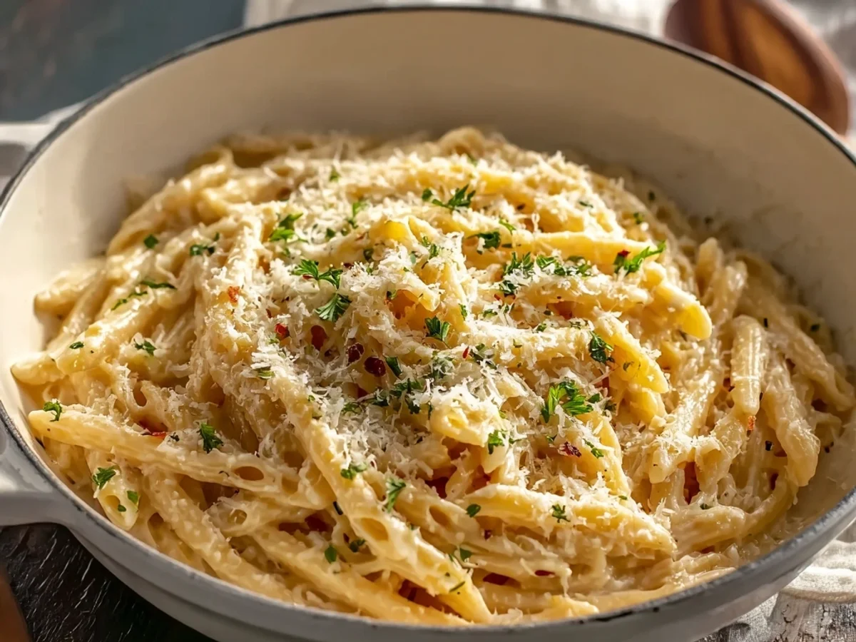 Creamy Garlic One Pot Pasta: Weeknight Wonder - Image 1