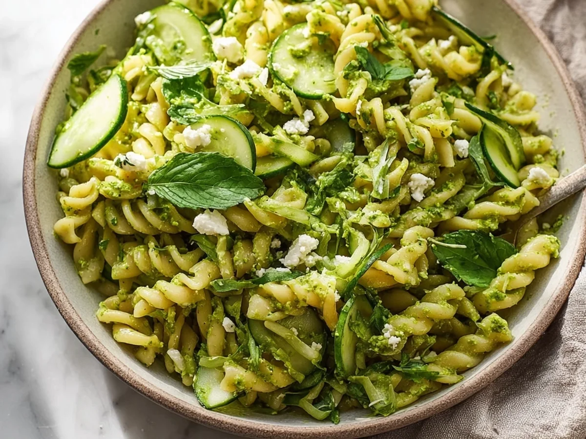 Creamy Green Goddess Pasta Salad: My Potluck Favorite - Image 1
