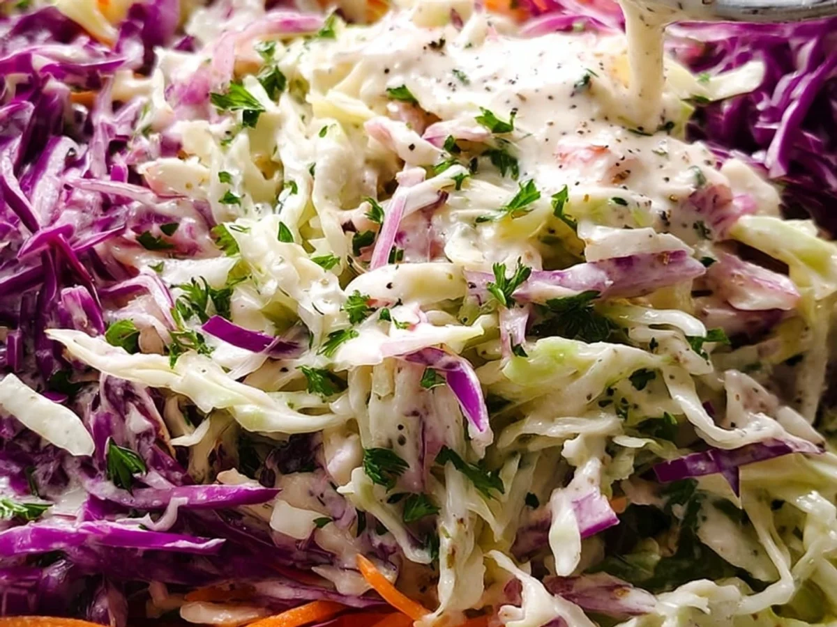 Creamy Healthy Greek Yogurt Coleslaw: No Mayo! - Image 2