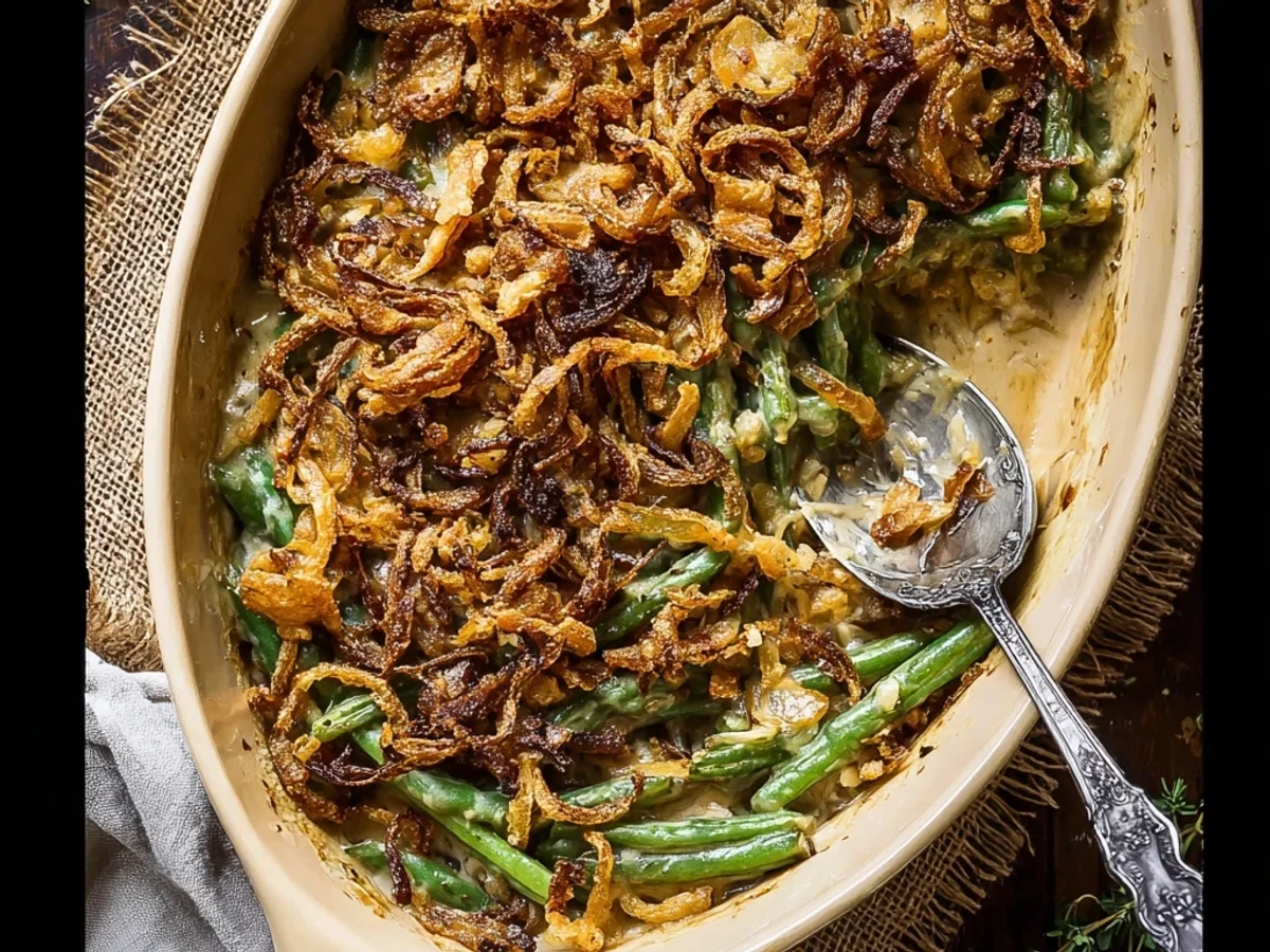 Creamy Homestyle Green Bean Casserole Recipe - Image 2