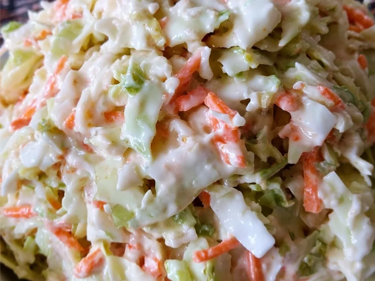 Creamy KFC Coleslaw Copycat: Sweet & Tangy Side - Image 1
