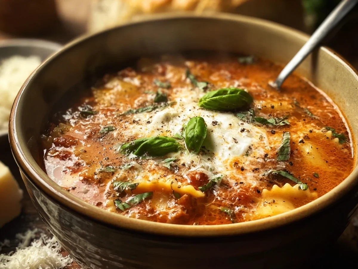 Creamy Lasagna Soup: Weeknight Comfort, No Fuss - Image 1
