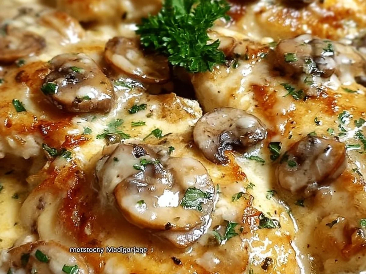 Creamy Mushroom Asiago Chicken in 30 Minutes - Image 1