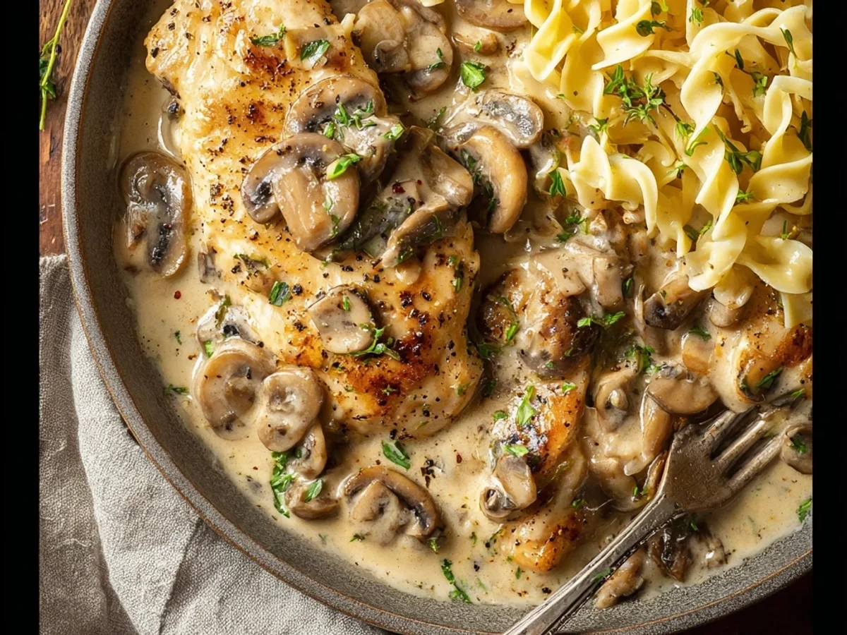 Creamy Mushroom Chicken: A Weeknight Hug - Image 1