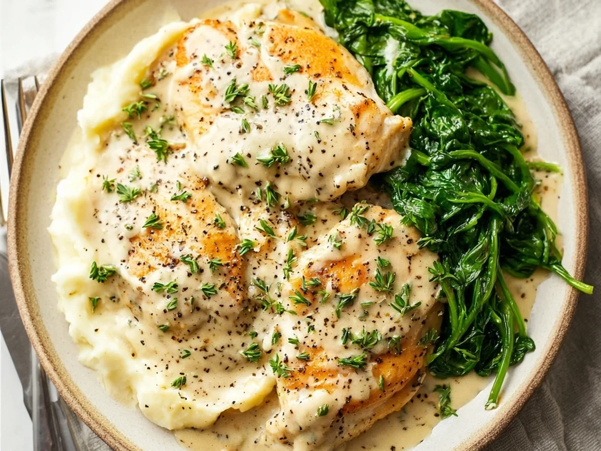 Creamy One-Pan Easy Cream Cheese Chicken Dinner - Image 1