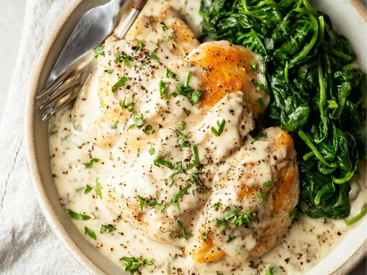 Creamy One-Pan Easy Cream Cheese Chicken Dinner - Image 2
